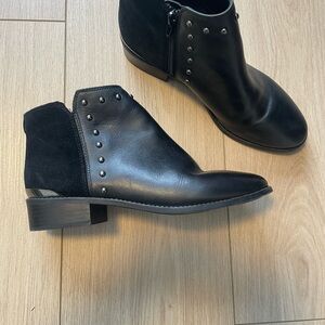 Black Studded Ankle Boots